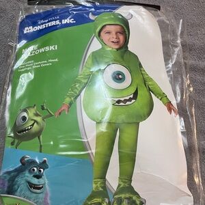 Kids Mike Wazowski Costume - Vibrant Green
